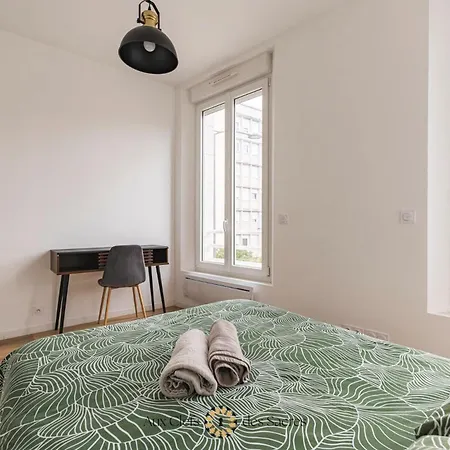 Апартаменты Ponsardin #55 Spacieux 3 Ch 6 Couchages Реймс