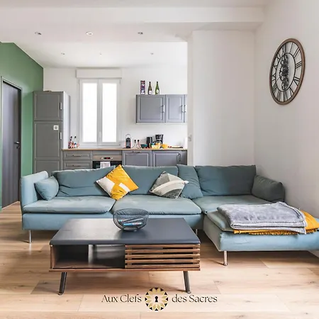 Ponsardin #55 Spacieux 3 Ch 6 Couchages Апартаменты Реймс