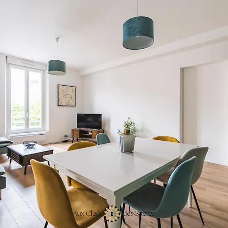 Ponsardin #55 Spacieux 3 Ch 6 Couchages Апартаменты